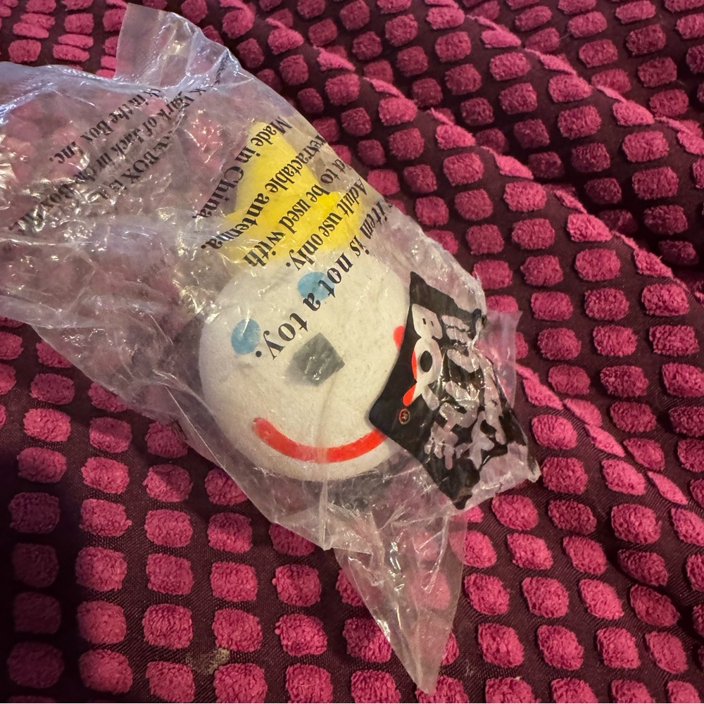 New Vintage Jack in the Box Clown Antenna Topper Ball 2008 New In Opened Package